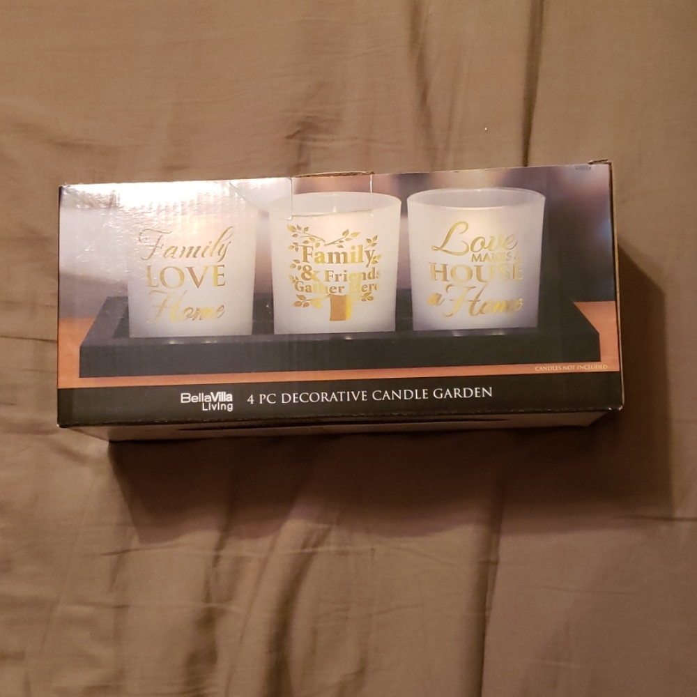 4 pc candle holders